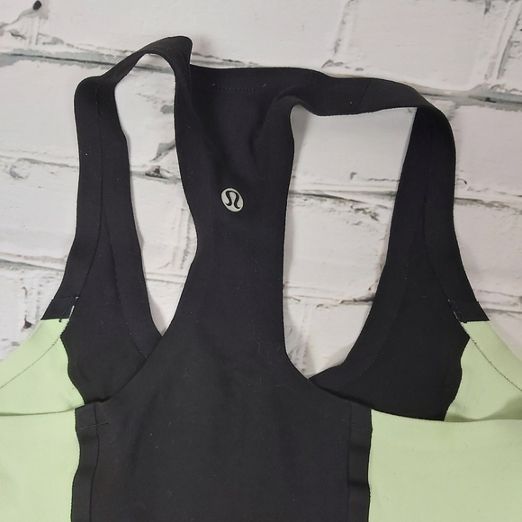 𝅺lululemon Cool‎ Racerback *Surf Bonded black green - Picture 3 of 8